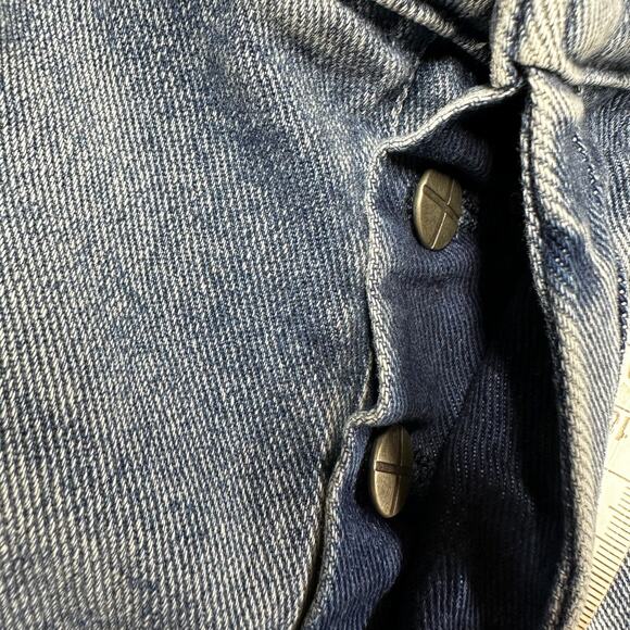 Ksubi NWT Van Winkle Skinny Jeans In Trashed Dreams Blue Size 32x32 Distressed - Picture 6 of 12